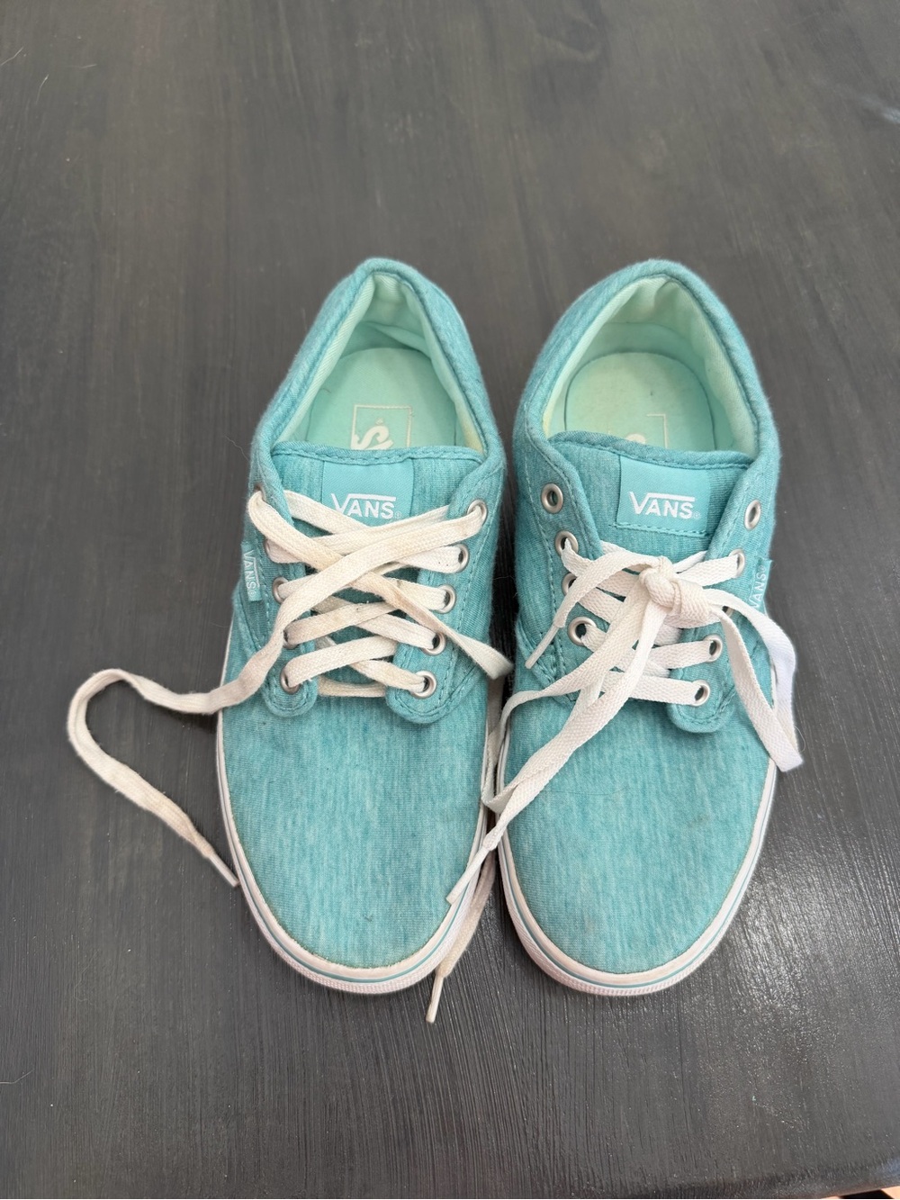 Vans Old Skool Aqua Turquoise Sneakers Women’s 8